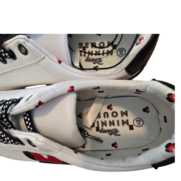 GROUND UP Disney Minnie Mouse Women's Low-top Court Sneakers Size 8.5 NWOT - Picture 6 of 7